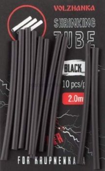 Трубки термоусадочные Volzhanka Shrinking Tube цвет Black, 2мм, 10шт.
