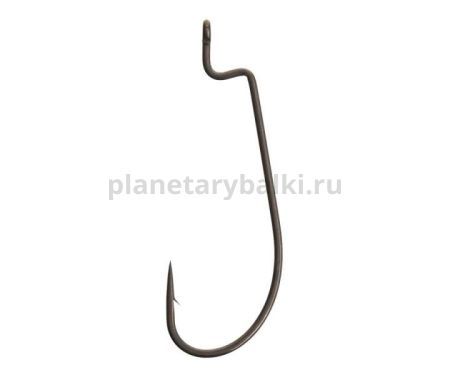 Крючки AZURA Slim Offset Worm Hook №1/0, 5шт.