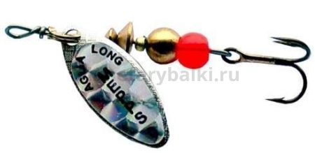 Блесна вращающаяся MEPPS Aglia Longue Rainbo №0, 2,5гр., цвет AG
