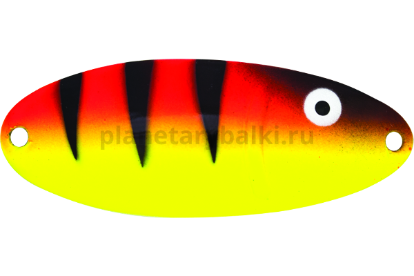 Блесна колеблющаяся Mister Cro ЧЕРНОСПИНКА 65мм, 16гр., цвет FTR