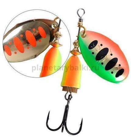 Блесна вращающаяся LureMax Foxy-4 16гр., цвет 008/HT