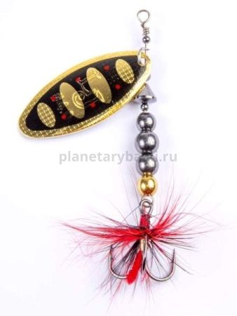 Блесна вращающаяся Lucky John SHELT BLADE №4, 15гр., цвет 001