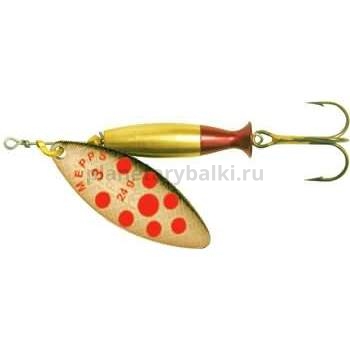 Блесна вращающаяся Mepps AGLIA LONG HEAVY №1+, 12гр., цвет G PTS Red