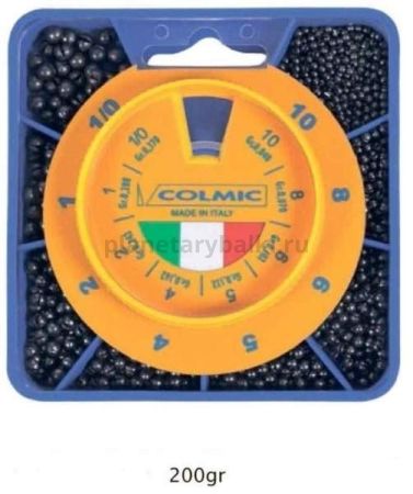 Набор грузил  Colmic SILE FINE 8-размеров (200гр)