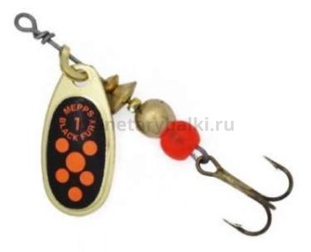 Блесна вращающаяся MEPPS Black Fury Orange №1, 3,5гр., цвет OR