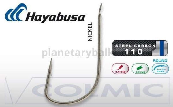 Крючки HAYABUSA HYMM-220 №08 (NI) 15шт