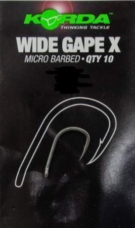 Крючки Korda Wide Gape-X с бородкой №4, 10шт.