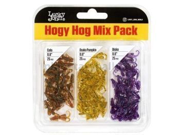 Твистеры Lucky John Pro Series HOGY HOG Pack/MIX1 0,8in 2.03см, набор 75шт.