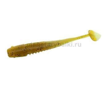 Виброхвост FLAGMAN Icon 3" 7,5см, #2027 Green Pumpkin/Lime Chartreuse, 6шт.