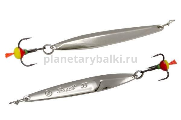 Блесна вертикальная ECOPRO Scout 75мм, 11гр., цвет S