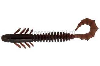 Приманка силиконовая LureMax GOBLIN 3,5'' 8см, Motor Oil 05-003, 5шт.