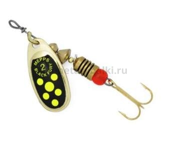 Блесна вращающаяся MEPPS Black Fury Chartreuse №2, 4,5гр., цвет OR