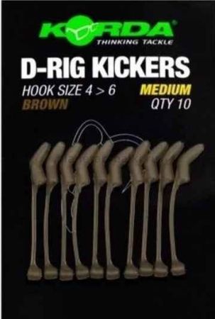 Лентяйка KORDA Kickers D Rig Brown 10шт., размер S