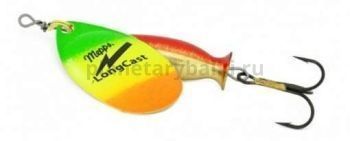 Блесна вращающаяся MEPPS Aglia Long Cast №2, 8гр., tiger