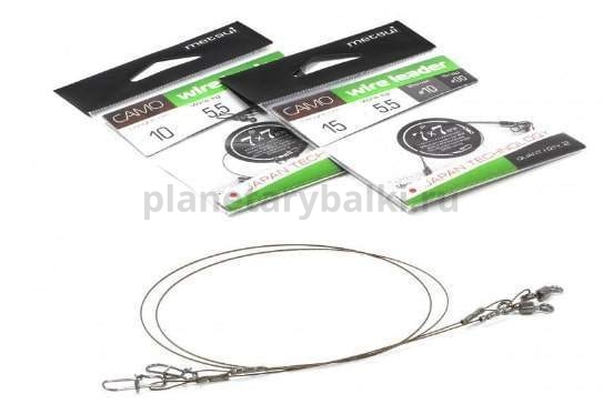 Поводки METSUI 7X7 CAMO WIRE LEADER AFW 100см, 18кг, в уп. 1шт.