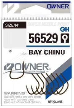 Крючки OWNER Bay Chinu brown №1, 7шт.