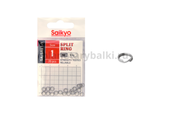 Заводное кольцо Saikyo Split Ring №1, 20шт.
