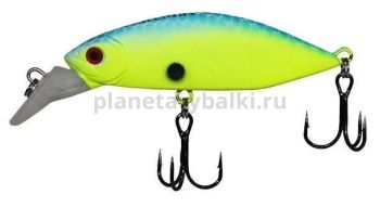 Воблер LureMax CRASH MINNOW 55S, 55мм, 7гр., 0,8-1,4м, цвет 015