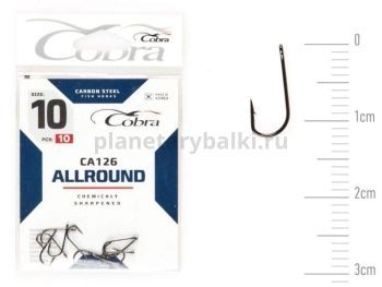 Крючки Cobra Allround VIKING CA126 №10, 10шт.