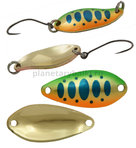 Блесна колеблющаяся LureMax Dotty 25мм, 2,4гр., цвет 07