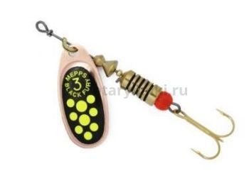 Блесна вращающаяся MEPPS Black Fury Chartreuse №3, 6,5гр., цвет CU
