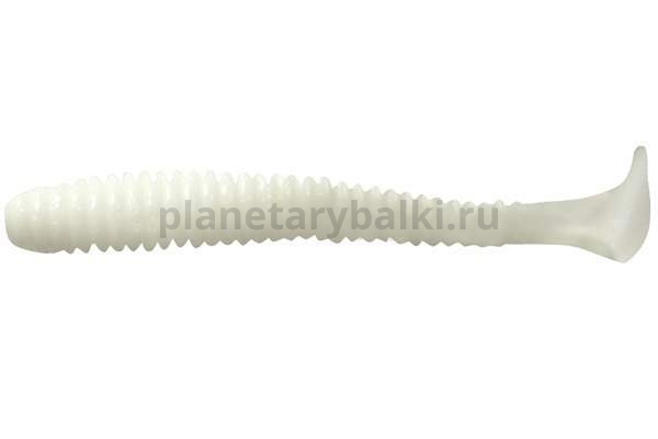 Виброхвост LureMax SENSOR 2'' 5,5см, White UV 009, 10шт.