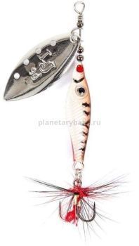 Блесна вращающаяся Lucky John TRIAN BLADE LONG 9гр., цвет 007