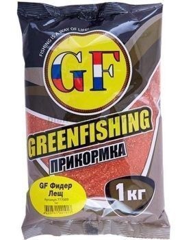 Прикормка для рыбы GF 1кг ФИДЕР ЛЕЩ