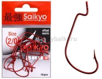 Крючки Saikyo BS-2312 Red №1, 10шт.