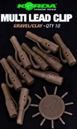 Клипса безопасная KORDA Lead Clip Pin Gravel/Clay
