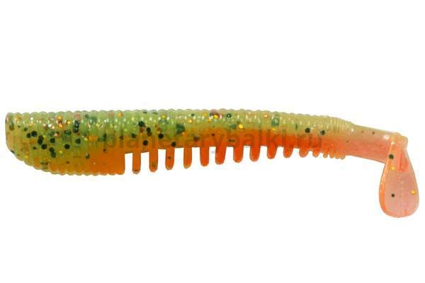 Виброхвост LureMax YOBBO 2,5'' 6см, Tomato Green 014, 10шт.