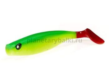 Виброхвосты Lucky John 3D Series RED TAIL SHAD 3.5in, 8,9см, цвет PG33, 5шт.