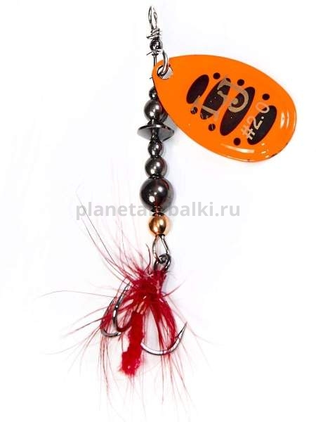 Блесна вращающаяся Lucky John BONNIE BLADE №2, 4.3гр., цвет 011 в блистере