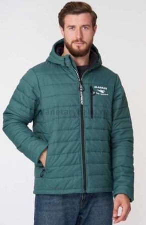 Куртка Alaskan Juneau Green, размер XL, утепленная стеганая