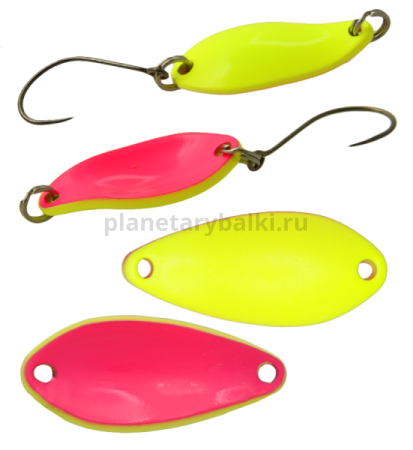 Блесна колеблющаяся LureMax Dotty 25мм, 2,4гр., цвет 02