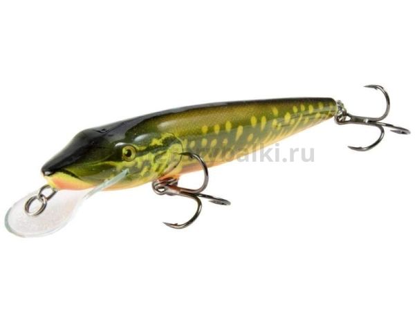 Воблер плавающий Salmo PIKE F11 110мм, 15гр., 0,5-1м, цвет HPE
