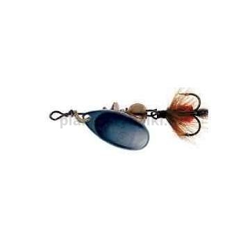 Блесна вращающаяся Mepps AGLIA MOUCHE №1, 3,5гр., цвет Black/Red fly