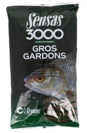 Прикормка Sensas 3000 GROS GARDONS Noir 1кг