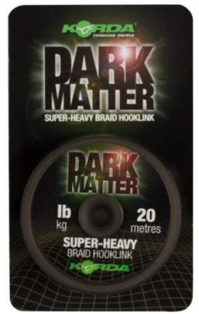 Поводковый материал KORDA Dark Matter Braid 20м, 9кг, 20lb 