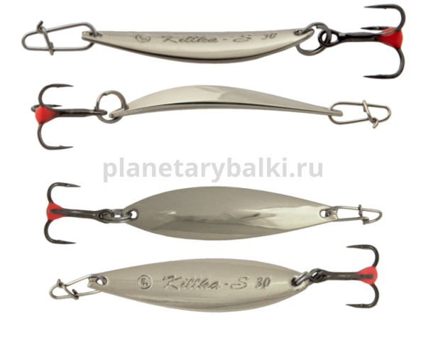 Блесна вертикальная ECOPRO Killka-S, 30мм, 2гр., цвет S