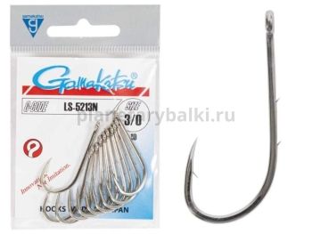 Крючки Gamakatsu LS-5213N HOOKS NICKEL разм. 3/0 10шт.