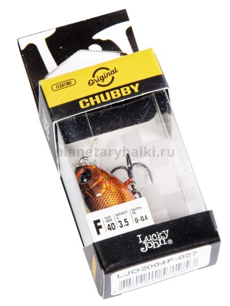 Воблер плавающий Lucky John Original CHUBBY F 40мм, 3,5гр., 0,6м, цвет 027 для рыбалки, Воблер плавающий Lucky John Original CHUBBY F 40мм, 3,5гр., 0,6м, цвет 027 отзывы, Воблер плавающий Lucky John Original CHUBBY F 40мм, 3,5гр., 0,6м, цвет 027 купить, Воблер плавающий Lucky John Original CHUBBY F 40мм, 3,5гр., 0,6м, цвет 027 купить в интернет магазине, Воблер плавающий Lucky John Original CHUBBY F 40мм, 3,5гр., 0,6м, цвет 027 выбрать, Воблер плавающий Lucky John Original CHUBBY F 40мм, 3,5гр., 0,6м, цвет 027 обзор, Воблер плавающий Lucky John Original CHUBBY F 40мм, 3,5гр., 0,6м, цвет 027 купить в розничном магазине