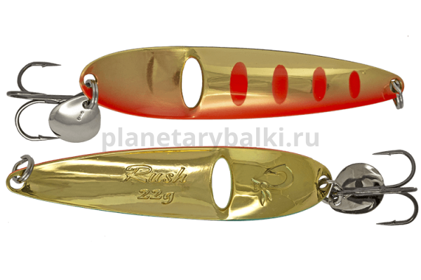 Блесна колеблющаяся LureMax Rush 90мм, 28гр., цвет 44, Silver eye