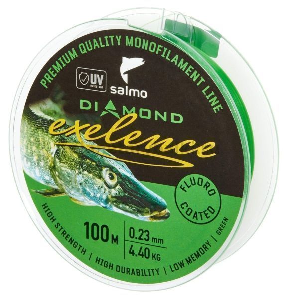 Леска монофильная Salmo Diamond EXELENCE FLUORO COATED Green 100м, 0,23мм, 4,4кг для рыбалки, Леска монофильная Salmo Diamond EXELENCE FLUORO COATED Green 100м, 0,23мм, 4,4кг отзывы, Леска монофильная Salmo Diamond EXELENCE FLUORO COATED Green 100м, 0,23мм, 4,4кг купить, Леска монофильная Salmo Diamond EXELENCE FLUORO COATED Green 100м, 0,23мм, 4,4кг купить в интернет магазине, Леска монофильная Salmo Diamond EXELENCE FLUORO COATED Green 100м, 0,23мм, 4,4кг выбрать, Леска монофильная Salmo Diamond EXELENCE FLUORO COATED Green 100м, 0,23мм, 4,4кг обзор, Леска монофильная Salmo Diamond EXELENCE FLUORO COATED Green 100м, 0,23мм, 4,4кг купить в розничном магазине