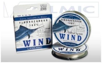 Леска флюорокарбон COLMIC WIND КUREHA 50м, 0,57мм, 21,6кг
