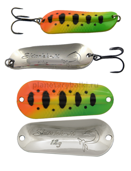 Блесна колеблющаяся LureMax Shtorlek-M, 58мм, 12гр., цвет 109