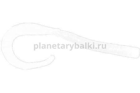 Приманка мягкая LureMax LOMBRIZA 4'' 9,5см, Glow White 020, 10шт.