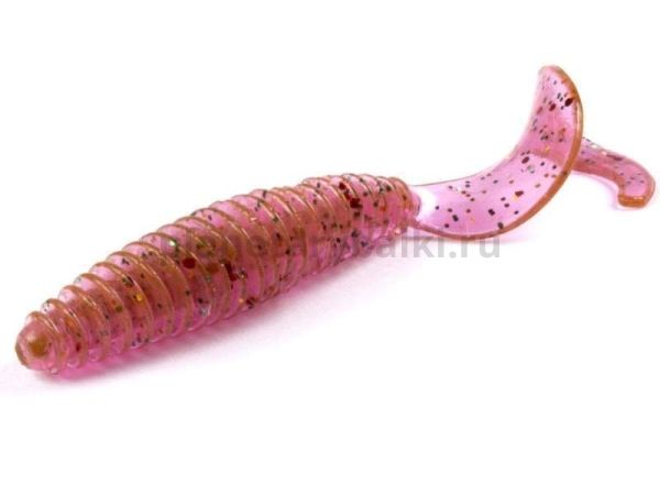 Слаги Lucky John Pro Series ULTRAWORM CURLY 2,0in 5см, цвет S14, 9шт.