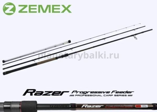 Удилище фидерное ZEMEX RAZER Progressive Feeder 12 ft 3,6м, тест 80гр.