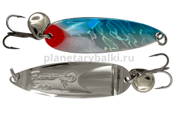 Блесна колеблющаяся LureMax Fever 70мм, 25гр., цвет 20, Silver eye